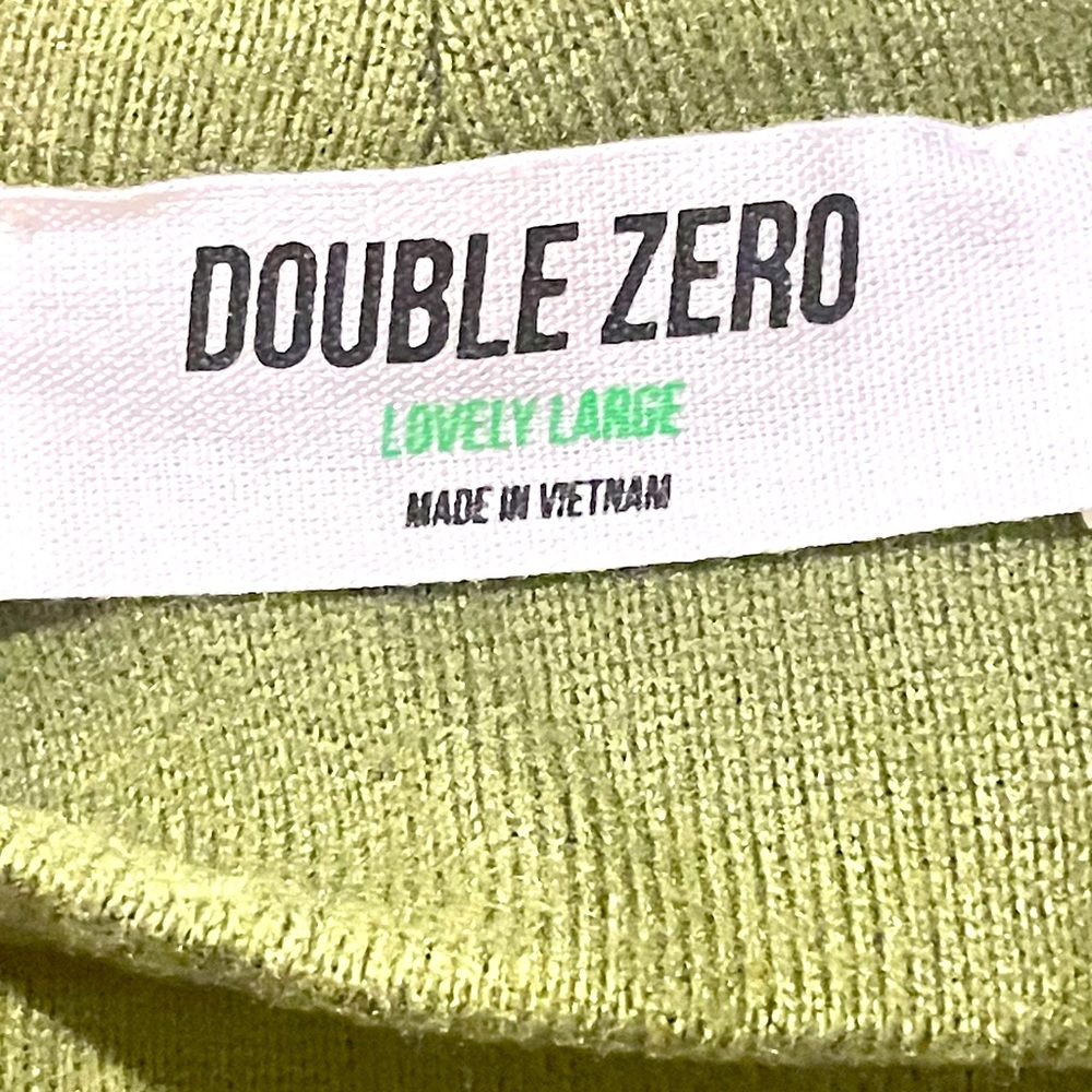 DOUBLE ZERO MOCK-NECK SWEATER